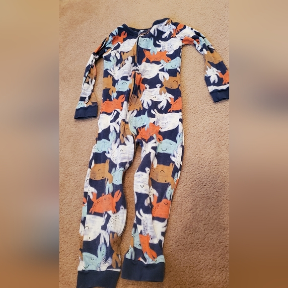 1-Piece Crab 100% Snug Fit Cotton Footless Pyjamas - Picture 6 of 6